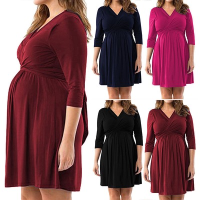 breastfeeding wrap dress